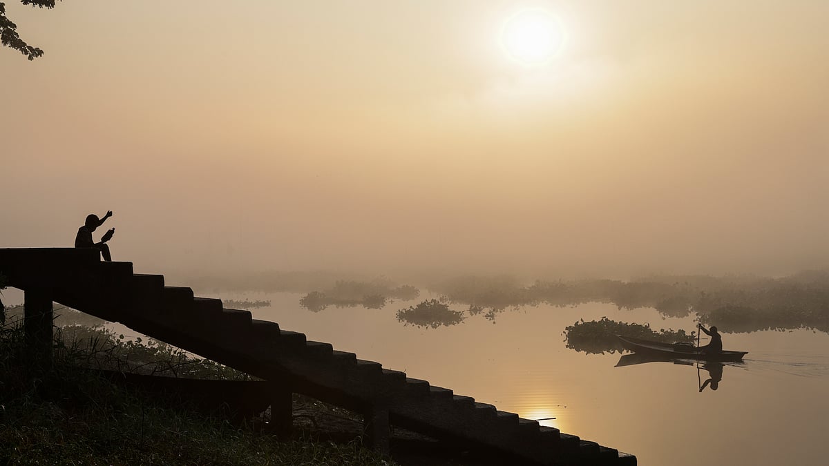 গ্রামীণ শীতের সকাল