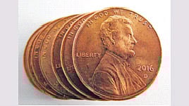 ৮ লাখ ডলারে বিক্রি হলো এক সেন্টের তিনটি মুদ্রা