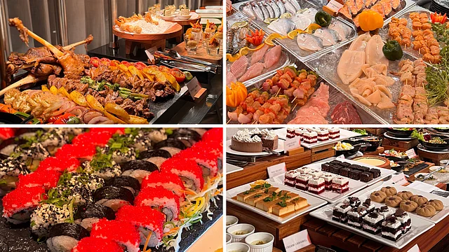 খাবারের শেষে ডেজার্ট প্রেমীদের জন্য থাকছে রিচ চকলেট ডেজার্ট ও ট্রপিক্যাল ফ্রুট টার্টের মতো লোভনীয় আইটেম