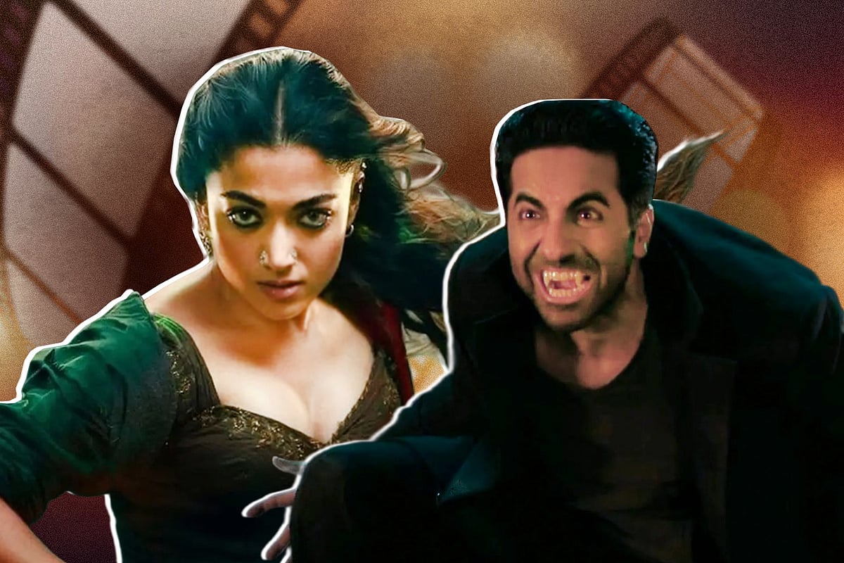 হাসিও পায় না, ভয়ও পায় না, আয়ুষ্মান–রাশমিকা কী করলেন