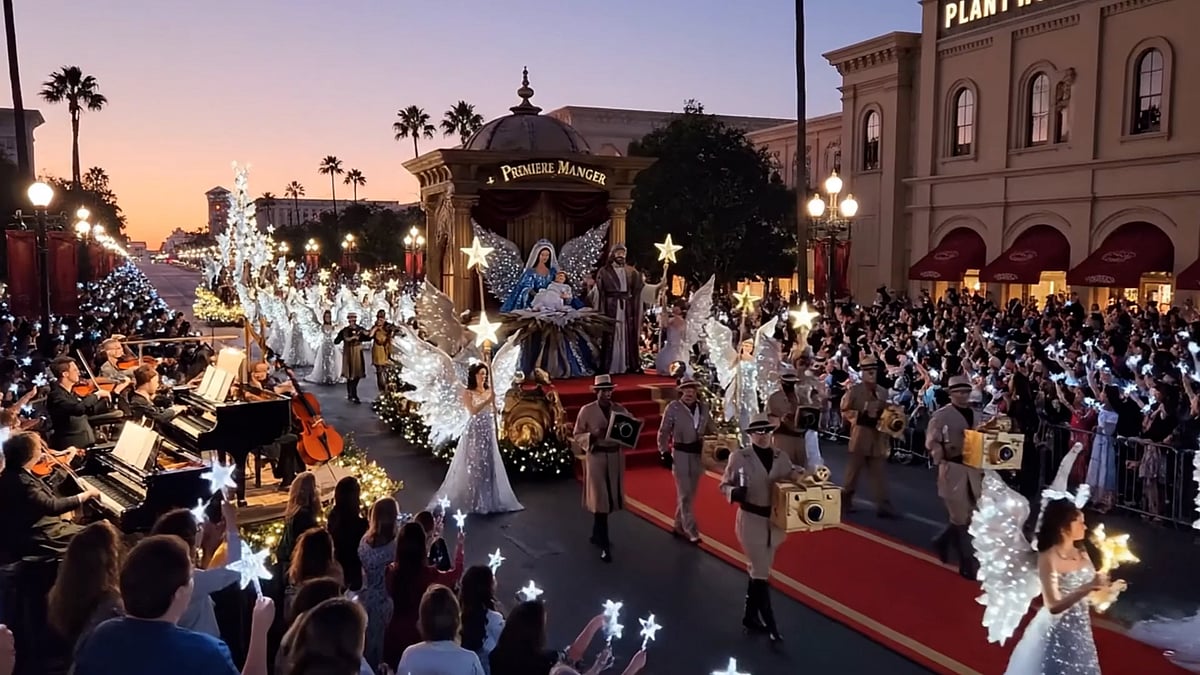 ভ্যাটিকানের পাশে যিশুর জন্মদৃশ্যের ব্যতিক্রমী প্যারেড