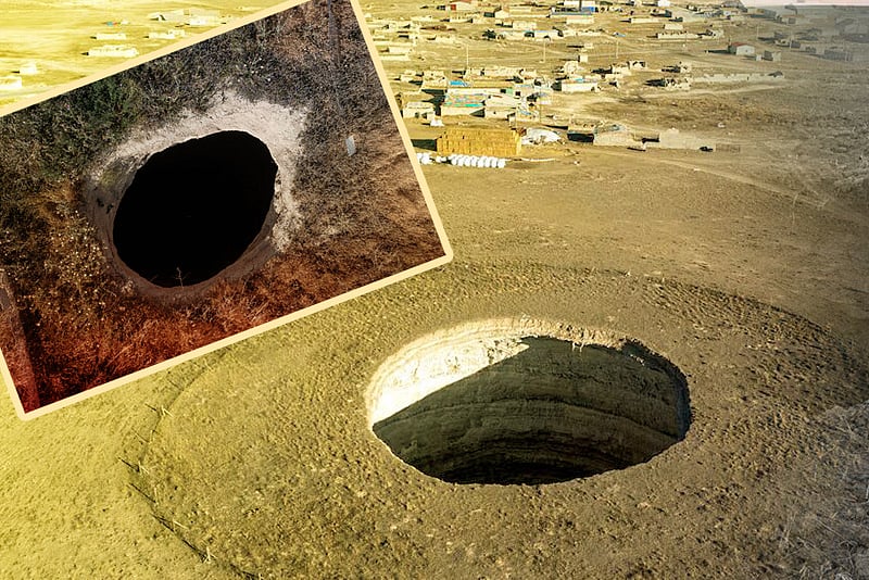 তুরস্কের কৃষিজমিতে শত শত দানবীয় গর্ত, যেন একেকটি মৃত্যুফাঁদ