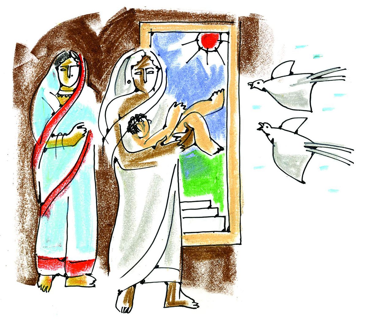 রাতে আশ্রয় নিলাম অচেনা এক বৃদ্ধার বাড়িতে