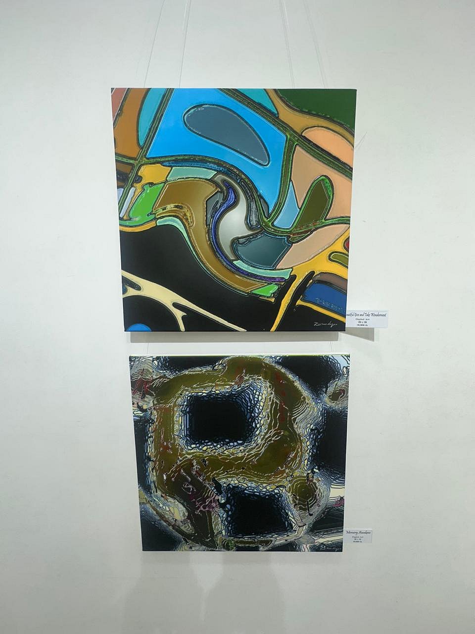 ইনভেনশন অব লাইফ শিরোনামে ডিজিটাল পেইন্টিং প্রদর্শনী