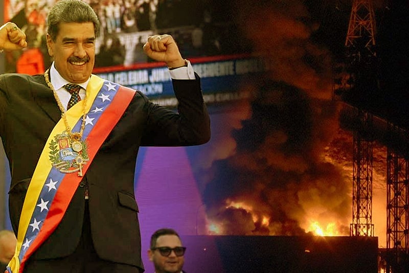 প্রেসিডেন্ট মাদুরো ও তাঁর স্ত্রীকে তুলে নিয়ে গেছে যুক্তরাষ্ট্র