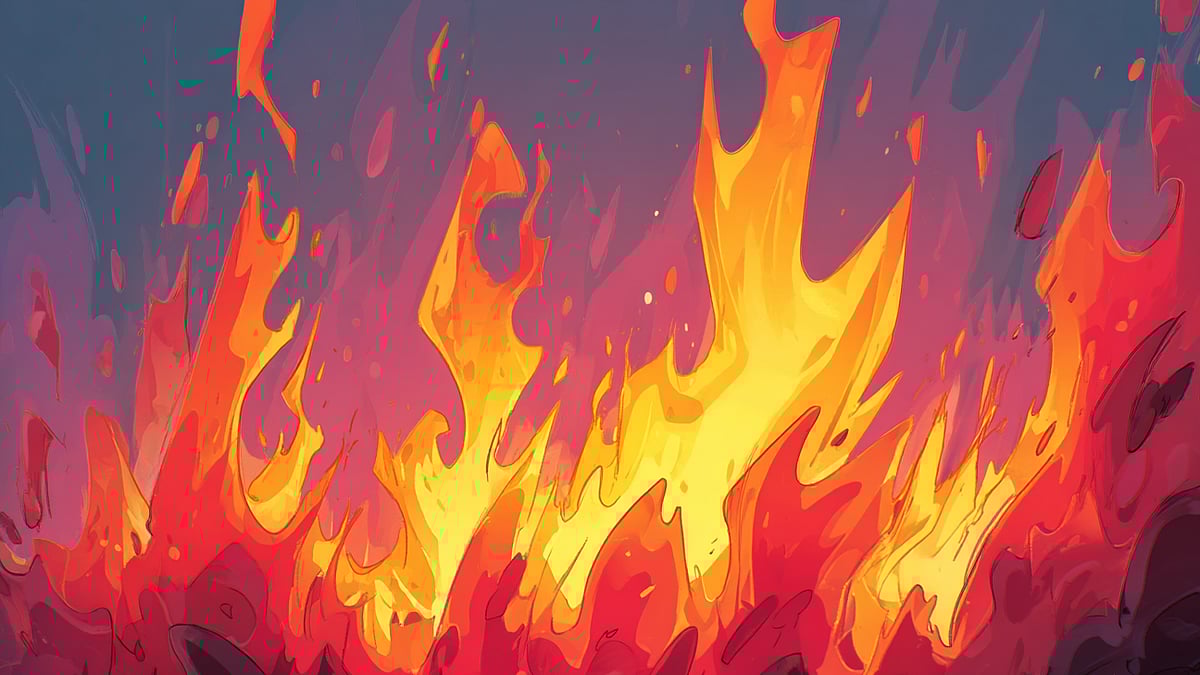 আগুনের প্রতীকী ছবি