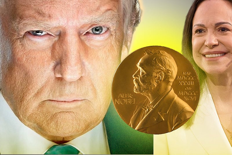 ট্রাম্পকে নোবেল শান্তি পুরস্কার উৎসর্গ করেছেন মাচাদো