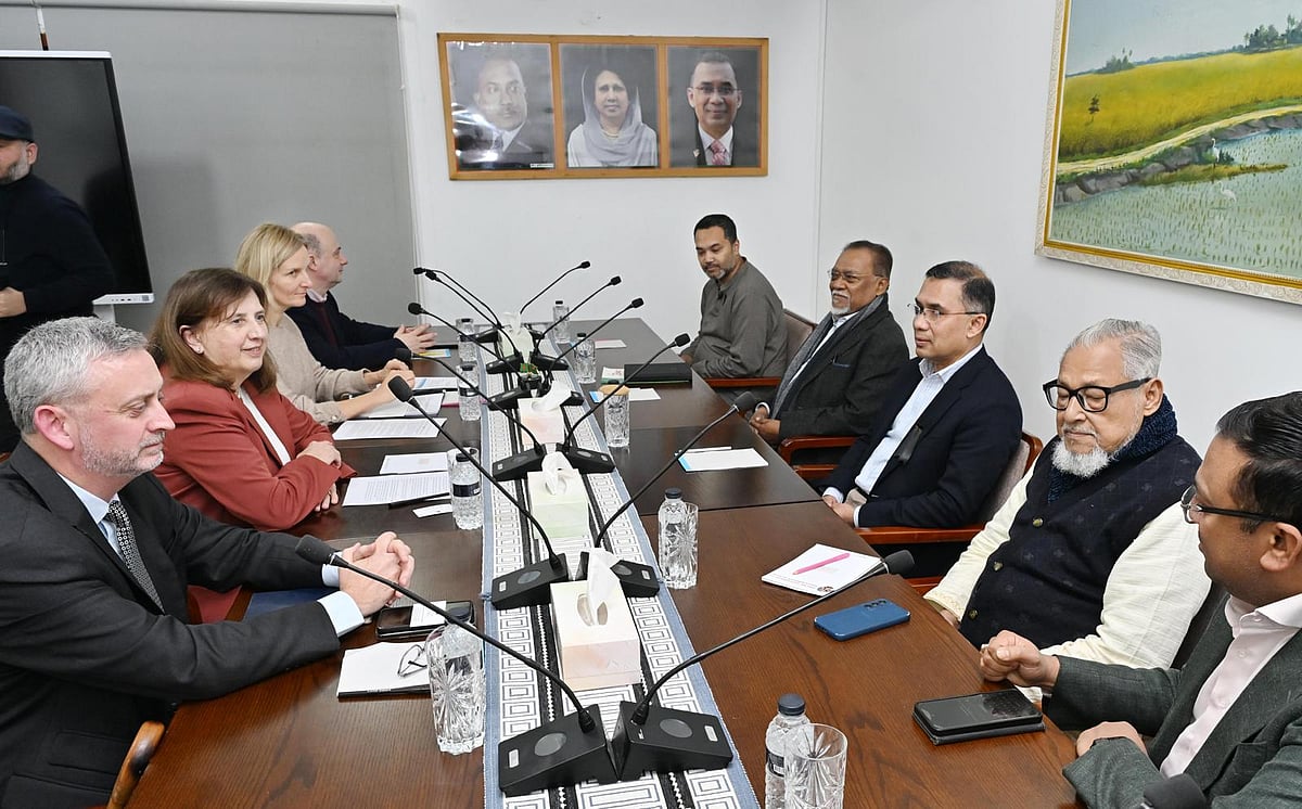 তারেক রহমানের সঙ্গে মাইকেল মিলারের সৌজন্য সাক্ষাৎ