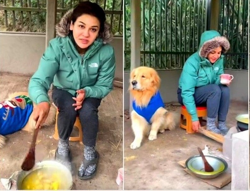 মাটির চুলায় কী রান্না করছেন জয়া