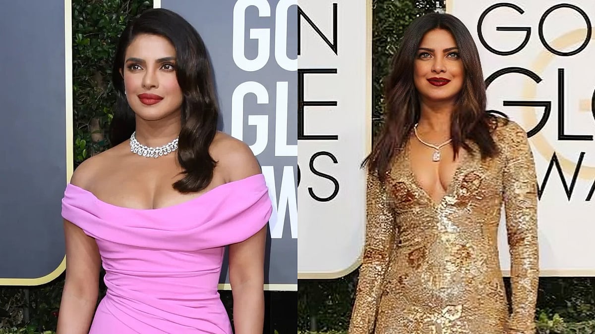 গোল্ডেন গ্লোবসে প্রিয়াঙ্কা চোপড়া: সিকুইনের ঝিলিক থেকে পিঙ্ক পাওয়ার