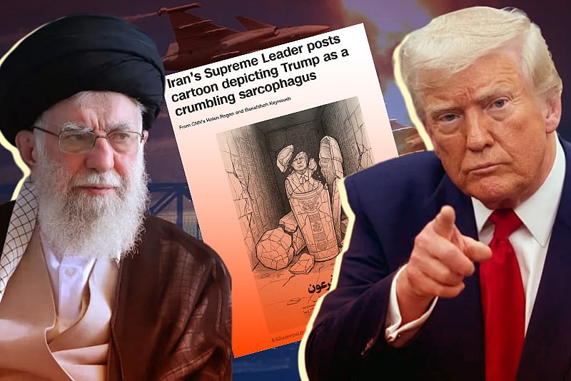 সোশ্যাল মিডিয়ায় ট্রাম্প–খামেনি ‘সংঘাত’