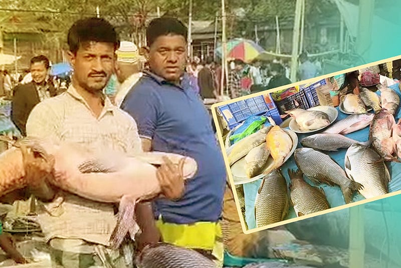 এক দিনে কোটি টাকার মাছ কেনাবেচা হয় যে মেলায়