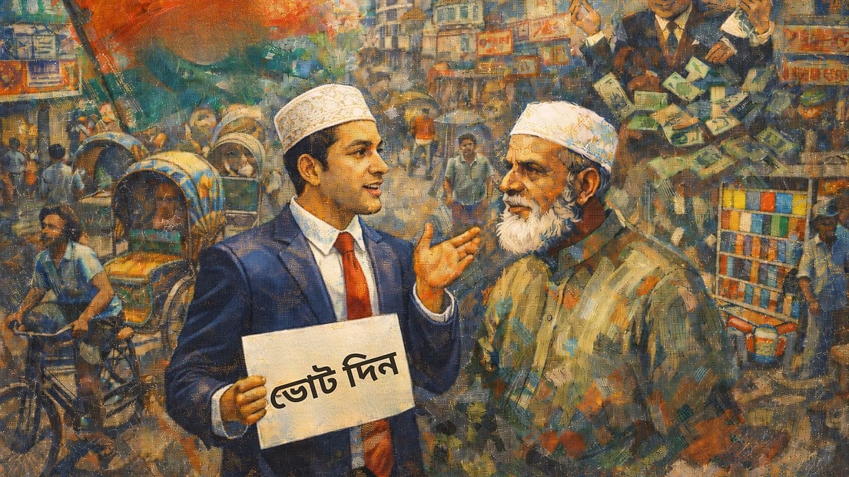 ভোটের আগে ‘আমি তোমাদেরই লোক’ প্রমাণে মাথায় টুপি কেন