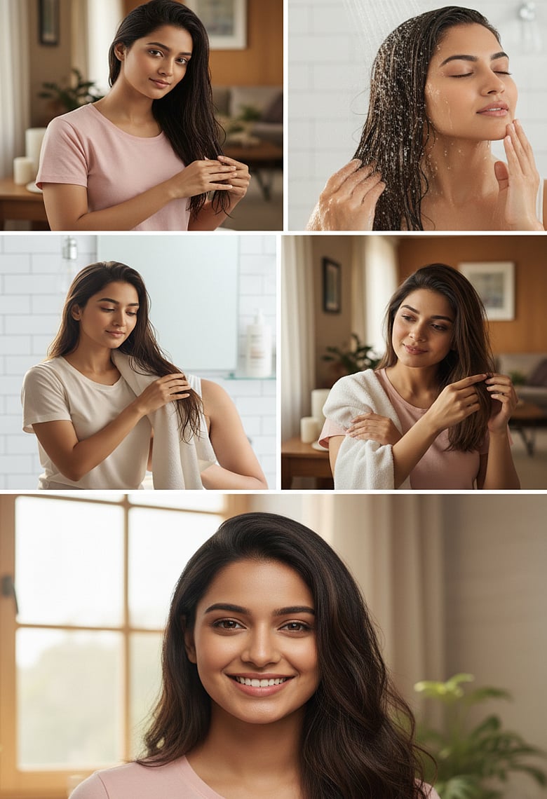 শীতের শুষ্ক হাওয়ায় ঝলমলে চুল পেতে চাইলে শুধু শ্যাম্পু নয়, বরঞ্চ শ্যাম্পুর আগে ও পরে প্রয়োজন সঠিক রুটিন