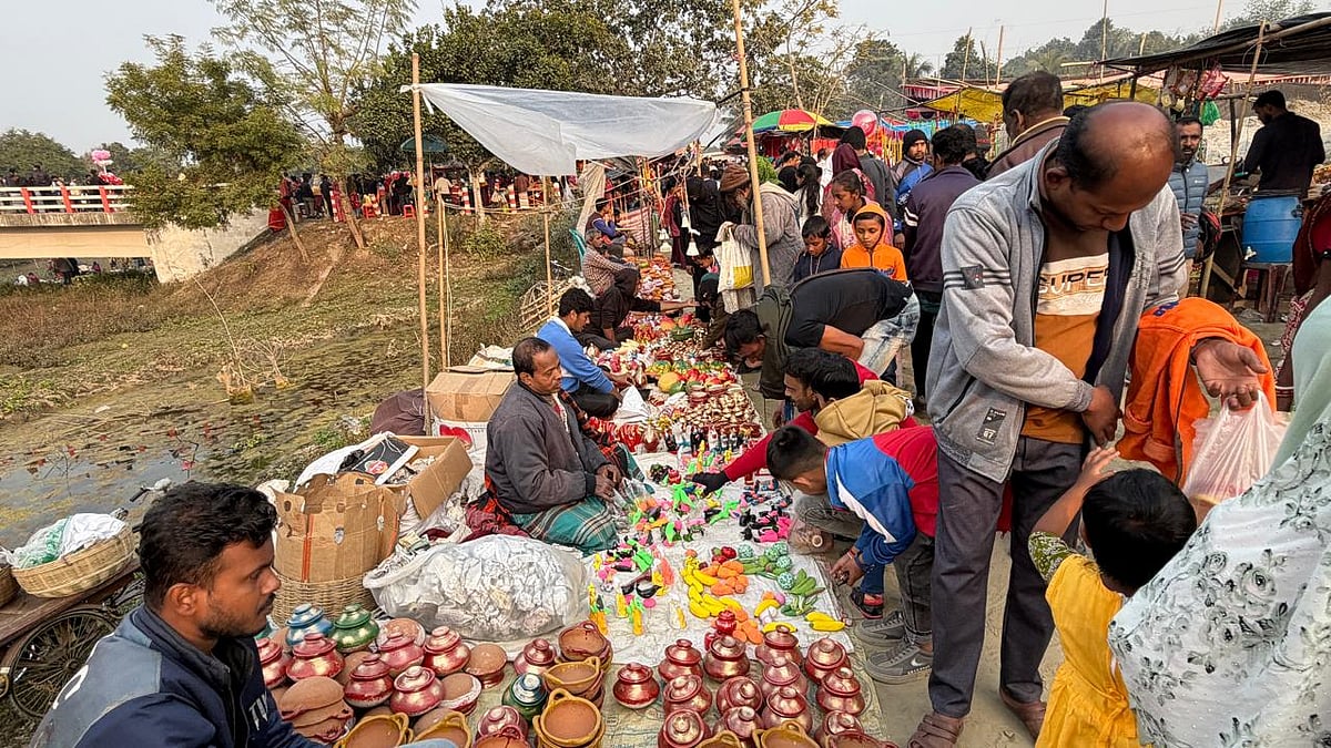 ১০৯ বছরের পৌষসংক্রান্তির মেলা ঘিরে ভৈরব তীরে উৎসব