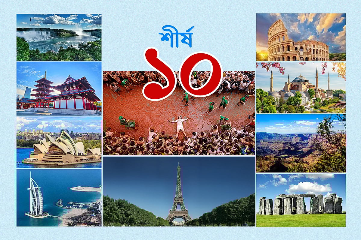 পর্যটন আয়ে বিশ্বের শীর্ষ ১০ দেশ