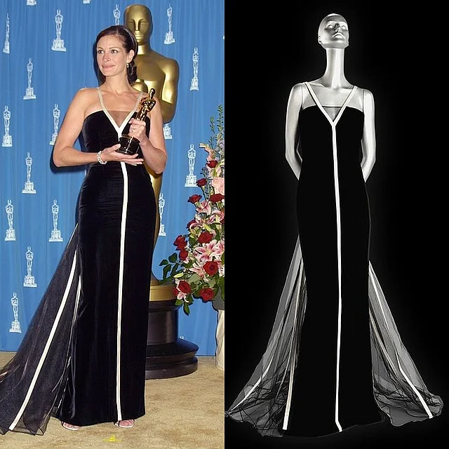 ভিনটেজ সাদা-কালো ভ্যালেন্তিনো গাউনে জুলিয়া রবার্টেসের এই অস্কার লুক আজও ফ্যাশনপ্রেমীরা ভুলতে পারেন না
