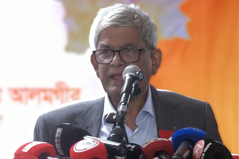 এই নির্বাচনে ঠিক হবে, দেশ কোন পন্থীদের হাতে যাবে—মন্তব্য মির্জা ফখরুলের
