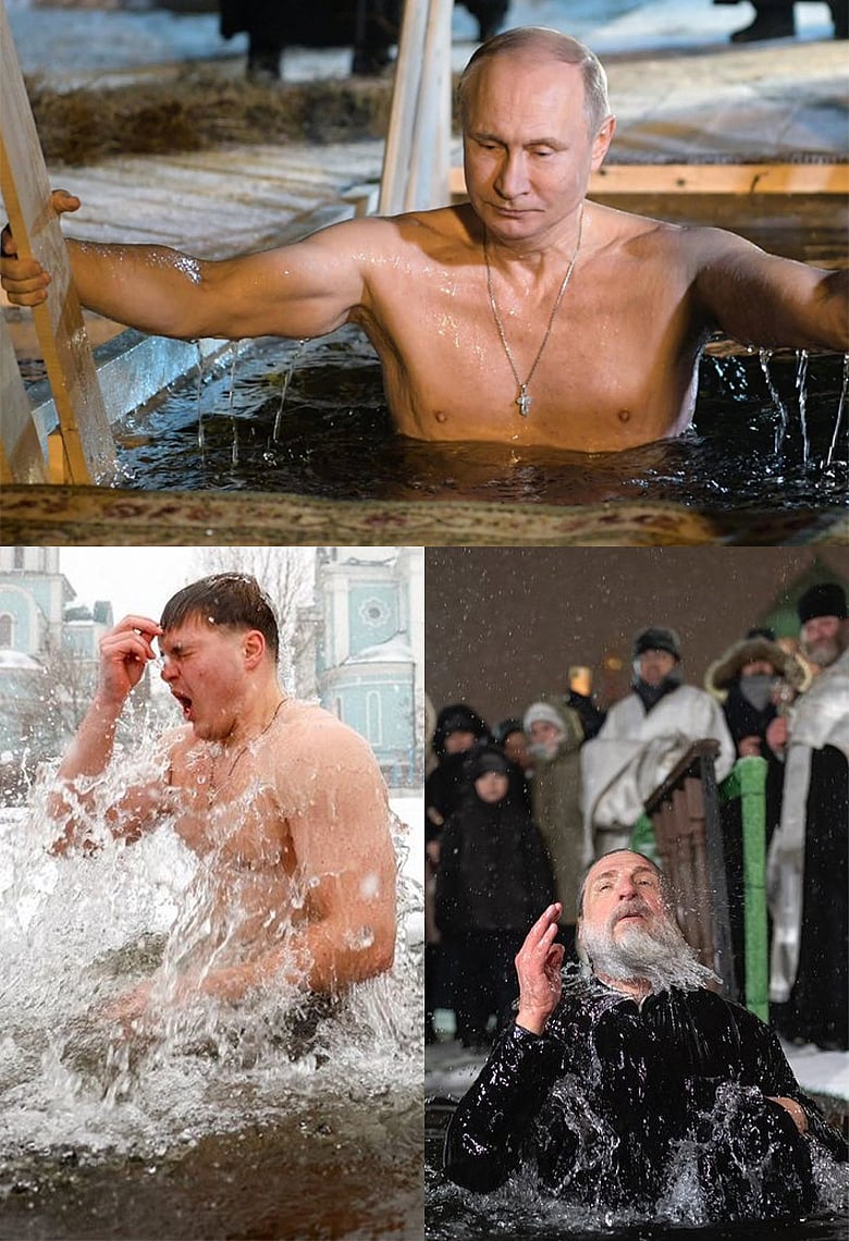প্রেসিডেন্ট পুতিনসহ লাখো রাশিয়ান কেন -৪০ ডিগ্রিতে বরফপানিতে ডুব দিলেন? কী এই ঐতিহ্যবাহী এপিফানি 