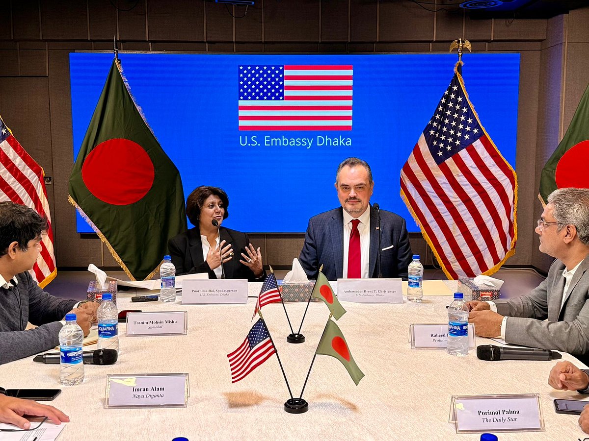 কিছু ক্ষেত্রে চীনের সঙ্গে যুক্ততার ঝুঁকি স্পষ্টভাবেই তুলে ধরব: ব্রেন্ট ক্রিস্টেনসেন