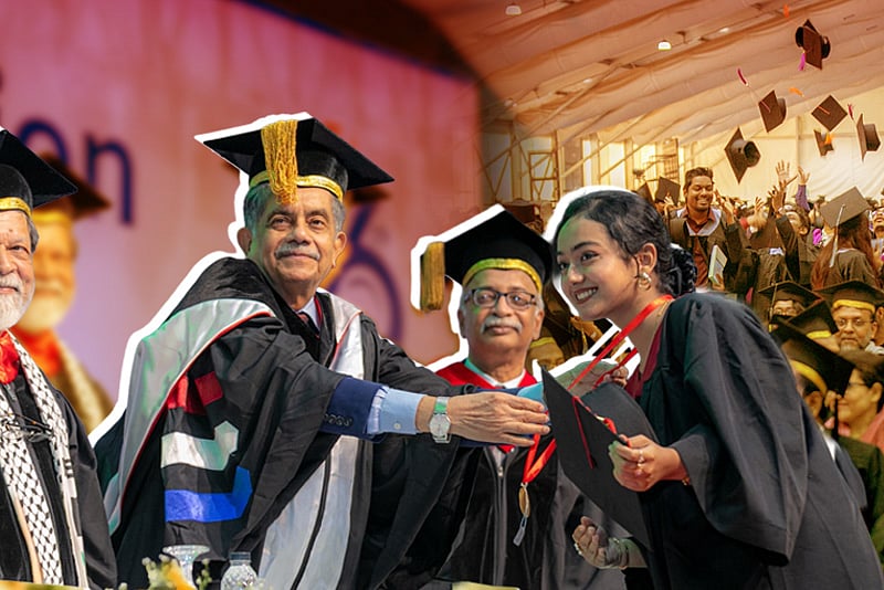 পেছনে আইইউবি ক্যম্পাসের স্মৃতি, সামনে স্বপ্ন; হয়ে গেল ২৬তম সমাবর্তন