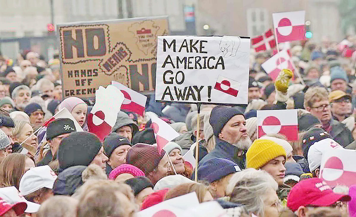 তোরা যে যা বলিস ভাই, আমার গ্রিনল্যান্ডই চাই 