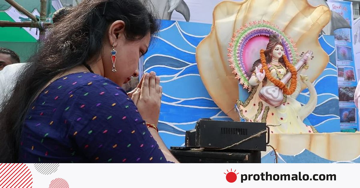 বীণা-রঞ্জিত পুস্তক হস্তে সরস্বতী দেবী বীণা-রঞ্জিত পুস্তক হস্তে সরস্বতী দেবী