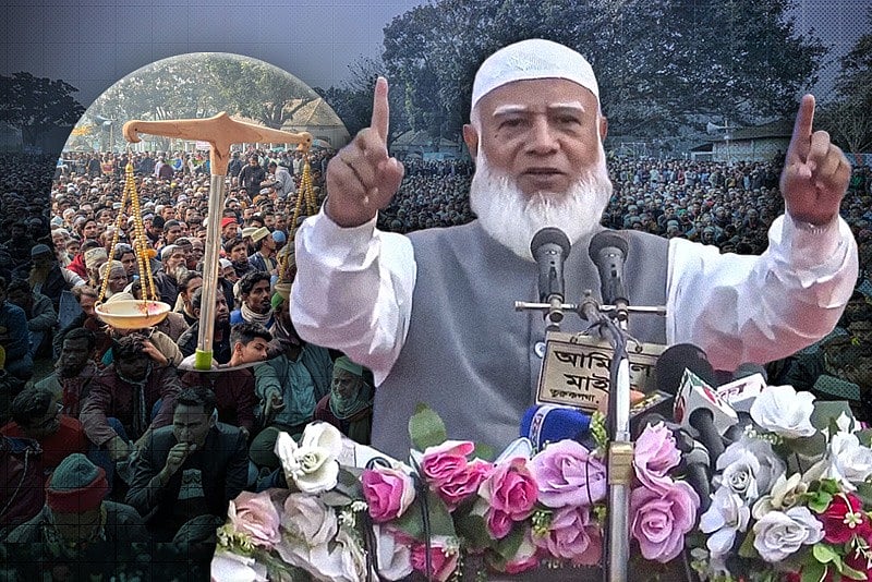 উত্তরবঙ্গে জামায়াতের নির্বাচনীসভা, চাঁদাবাজি রুখে দেওয়ার ঘোষণা শফিকুর রহমানের