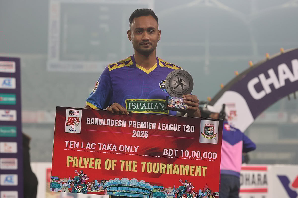 চ্যাম্পিয়ন রাজশাহী পেল ২ কোটি ৭৫ লাখ, টুর্নামেন্টসেরা শরীফুল কত টাকা পেলেন