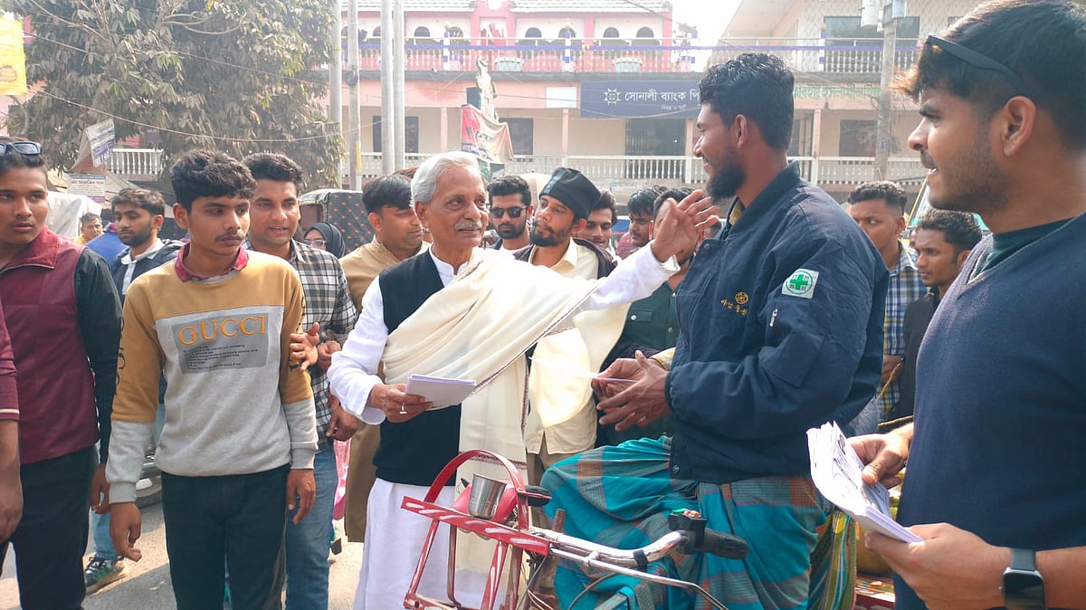 মাগুরা–২ আসনে আত্মবিশ্বাসী বিএনপির নিতাই রায় চৌধুরী দিন-রাত প্রচারণায়