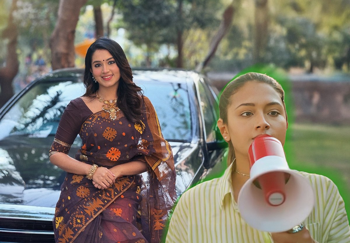 অভিনেত্রী তাসনিয়া ফারিণ। ছবি: কোলাজ