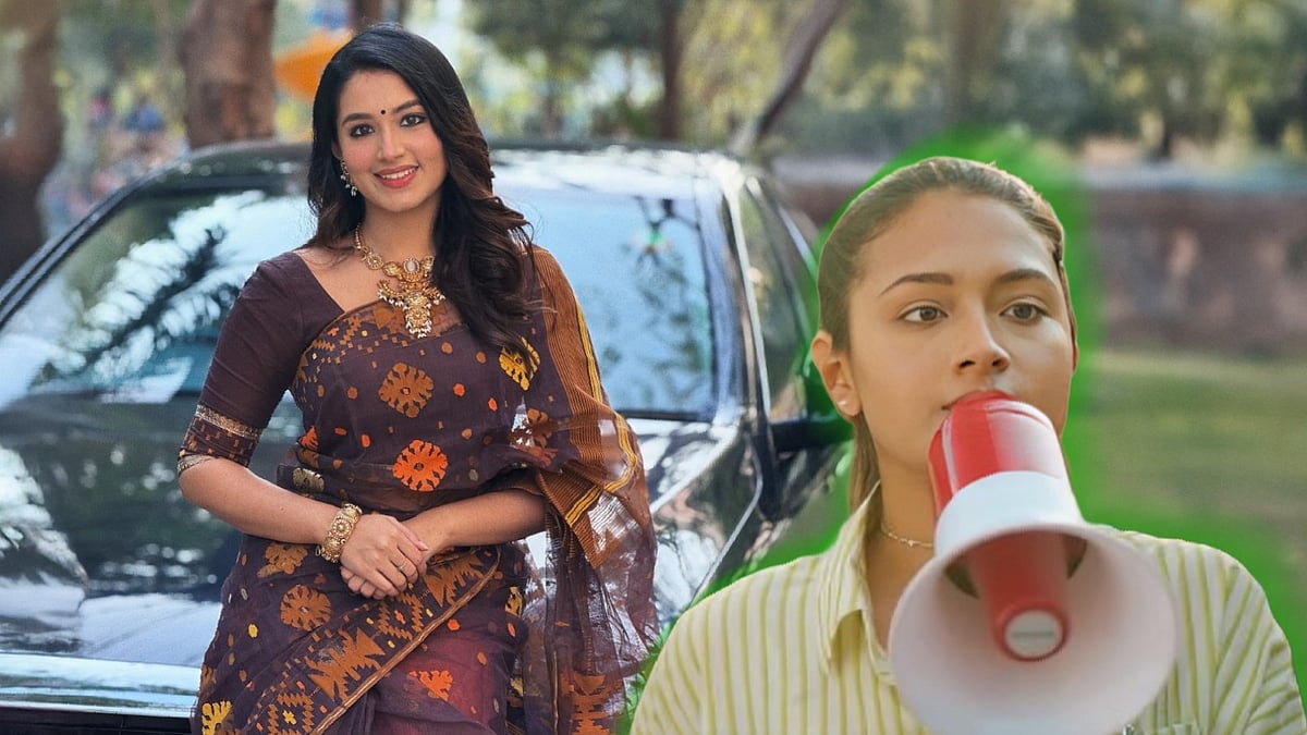 ‘আব্বা আসার পরে এলাকায় উন্নয়নের বন্যা’, ভোট চাওয়ার ভিডিওতে ফারিণ