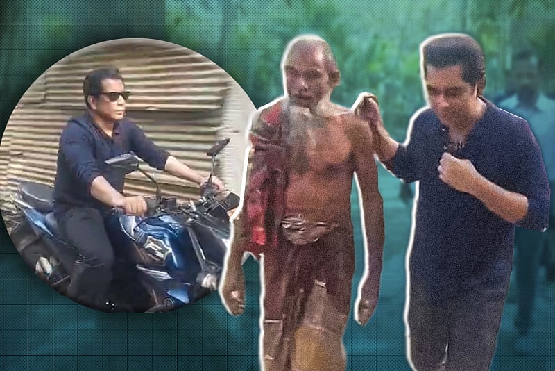 মোটরসাইকেল চালিয়ে ভোটারদের বাড়ি বাড়ি যাচ্ছেন আন্দালিভ রহমান পার্থ