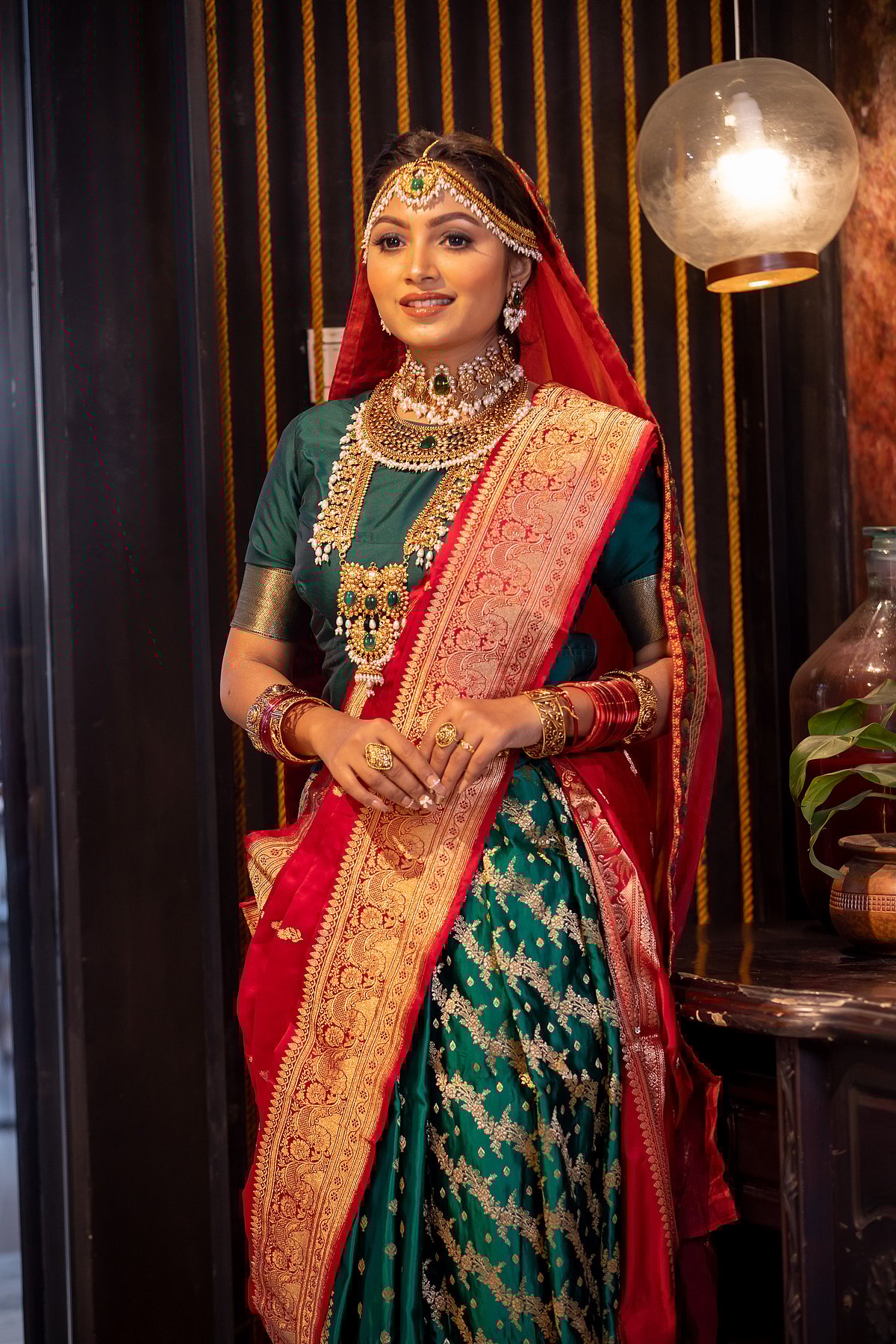 সোনার গয়না ছাড়া কনে সাজ, দেখুন ১০টি ছবি