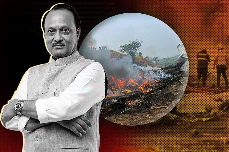 ভারতে উড়োজাহাজ বিধ্বস্ত হয়ে মহারাষ্ট্রের উপমুখ্যমন্ত্রী অজিত নিহত