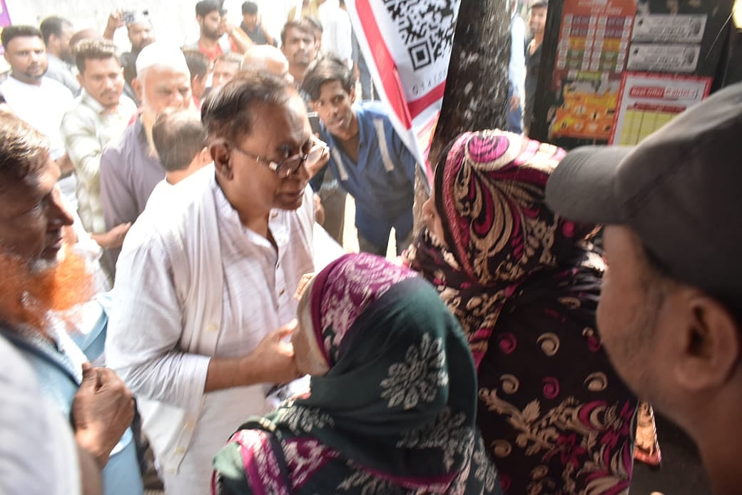 সন্ত্রাস, চাঁদাবাজি ও মাদকমুক্ত ঢাকা–১২ গড়ার অঙ্গীকার সাইফুল হকের