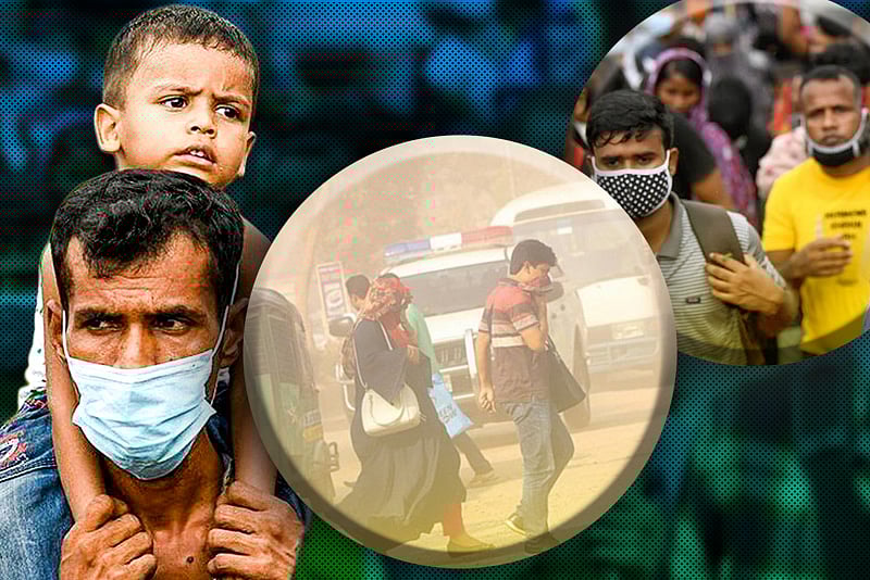 বায়ুদূষণে আজও শীর্ষে ঢাকা