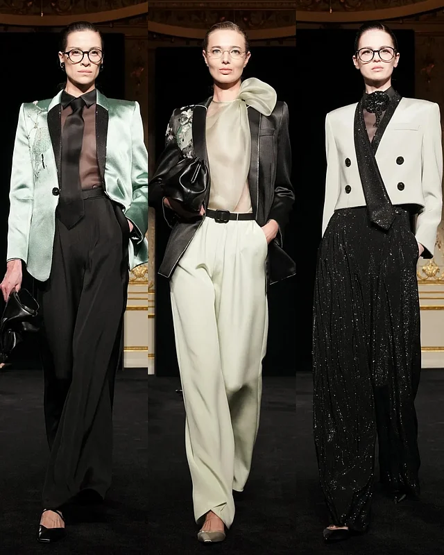 পুরুষ ও নারীর পোশাকশৈলীর মেলবন্ধন ঘটেছে এখানে