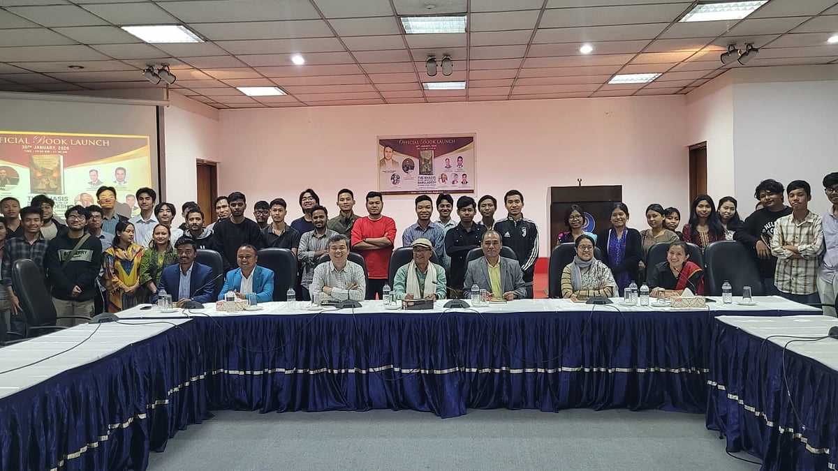 মুক্তিযুদ্ধে খাসিয়া জাতিসত্তার অবদান নিয়ে বইয়ের মোড়ক উন্মোচন