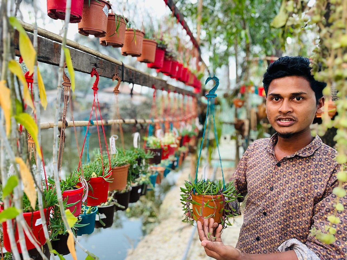 বিশ্ববিদ্যালয় পাস করে শখের ছাদবাগান, বছরে আয় চার লাখ