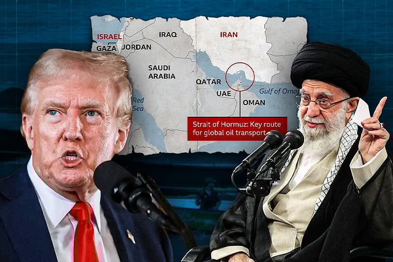 হরমুজ প্রণালিতে ইরানের নৌ মহড়া, ‘আঞ্চলিক যুদ্ধের’ হুঁশিয়ারি খামেনির