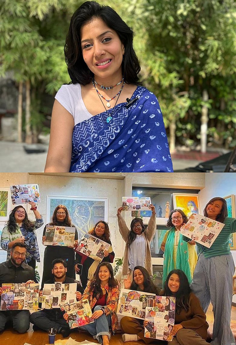 রঙের খেলায় মানসিক প্রশান্তির সন্ধান দিচ্ছে দিতির থেরাপিউটিক আর্ট 