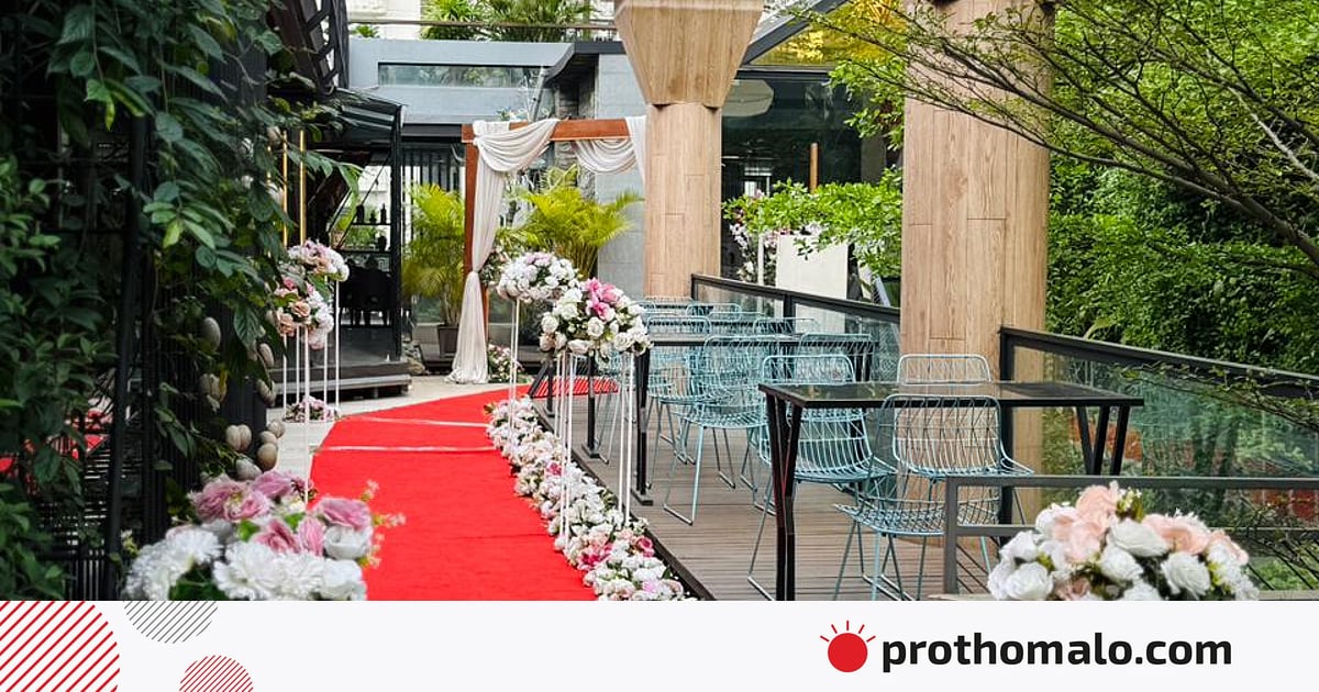 রুফটপ রেস্তোরাঁয় বিয়ের আয়োজনে যেসব সুবিধা মিলবে রুফটপ রেস্তোরাঁয় বিয়ের আয়োজনে যেসব সুবিধা মিলবে