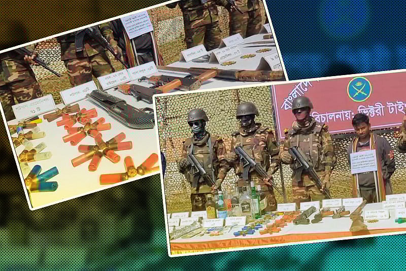 শরীয়তপুরে যৌথ বাহিনীর অভিযানে সাবেক নারী নেত্রী আটক, উদ্ধার হয়েছে বিপুল পরিমাণে অস্ত্র