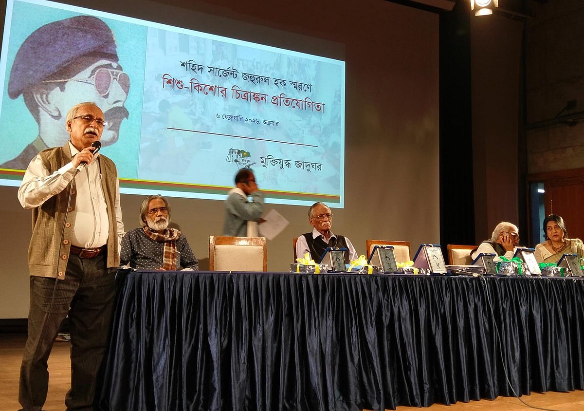 নিজের মতো করে আঁকলেই ছবি ভালো হবে: চিত্রশিল্পী আবুল বারক আলভী