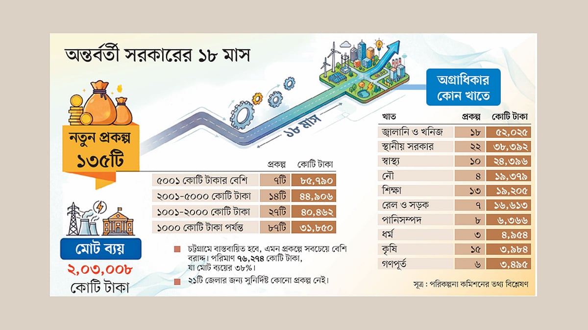 অন্তর্বর্তী সরকারের বিদায়বেলায় ‘বিতর্কিত’ প্রকল্প