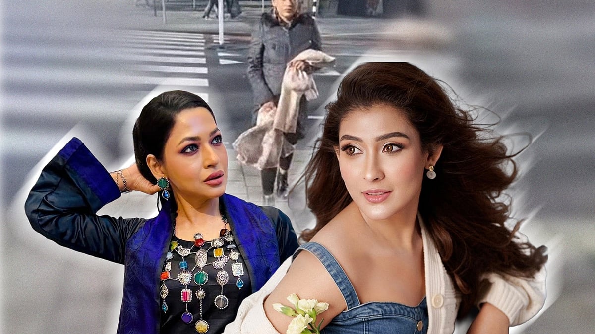 বাঁধন ও মেহজাবীন চৌধুরী। ছবি: কোলাজ