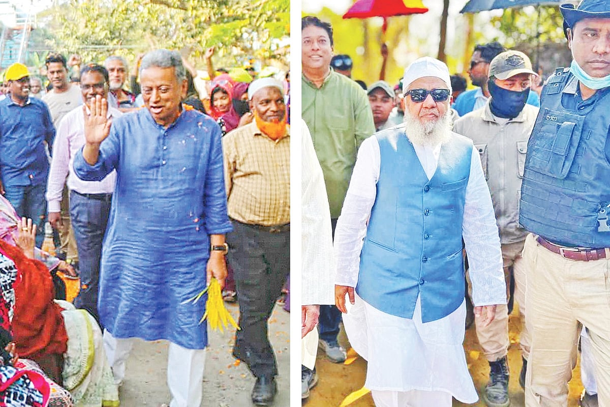 চট্টগ্রামে ধানের শীষ-দাঁড়িপাল্লার 
লড়াই, তবে উত্তাপ কম