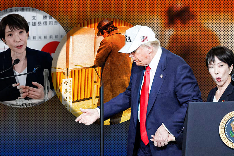 জাপানে নির্বাচনে নিরঙ্কুশ জয় রক্ষণশীল দলের সানায়ে তাকাইচির