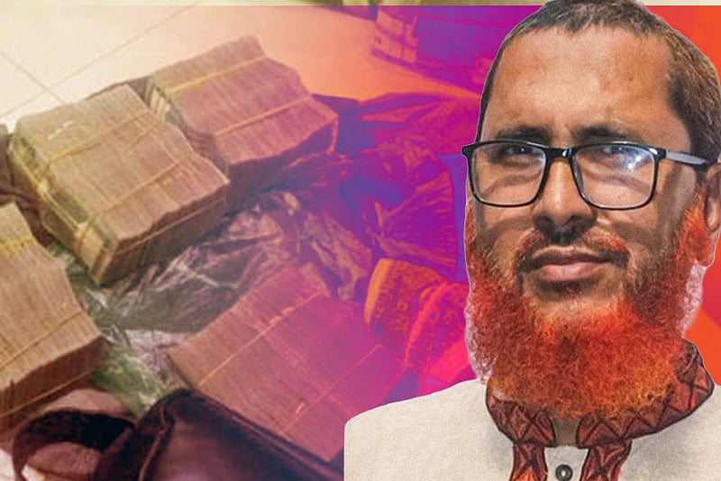 আটক ঠাকুরগাঁও জেলা জামায়াতের আমির হাসপাতালে, ব্যাগে ছিল ৭৪ লাখ টাকা